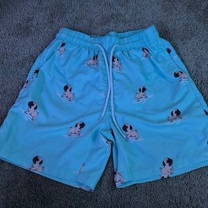 swim trunks dogs on surfboards (s)